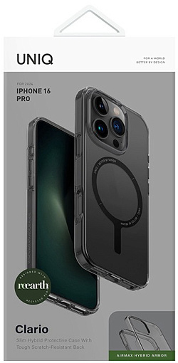 Чехол Uniq Clario с MagSafe для iPhone 16 Pro