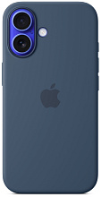 Чехол Apple для iPhone 16 Silicone Case с MagSafe, Denim (MYY23)