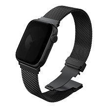 Ремешок Uniq Dante PRO Strap Mesh Steel Ember для Apple Watch 42/41/40 mm, Black (42MM-DANPGBLK)