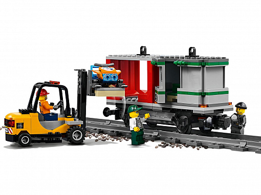 Электромеханический конструктор LEGO City 60198 Грузовой поезд