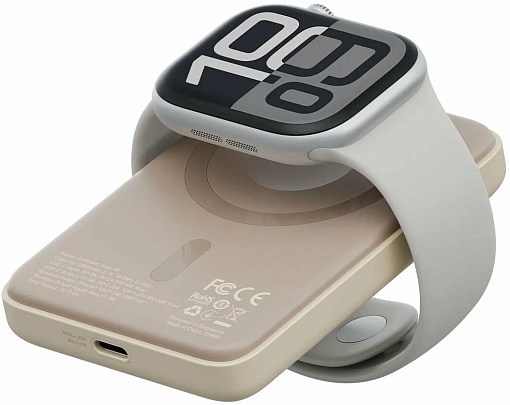 Внешний аккумулятор с беспроводной зарядкой EnergEA Bazic GoPower SNAP 5K 15W +С 20W +AW