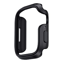 Чехол Uniq Valencia aluminium для Apple Watch Series 10 42mm, черный (42MM-VALMBLK)