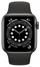 Часы Apple Watch Series 6 GPS 40mm Aluminum Case with Sport Band (Серый космос/Черный)
