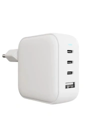 Сетевое зарядное устройство VLP G-Charge 100W 3*USB-C+USB-A, PD, QC, белый
