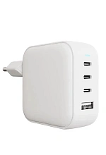 Сетевое зарядное устройство VLP G-Charge 100W 3*USB-C+USB-A, PD, QC, белый
