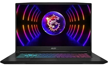 MSI Katana 17 B12UCX-1604XRU (Intel Core i5 12450H, nVidia GeForce RTX 2050) 8ГБ, 512ГБ SSD, noOS, черный (9S7-17L541-1604)