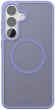 Силиконовый чехол VLP Moon Case с MagSafe для Samsung S25 FE, лавандовый (10519019)