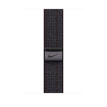 Ремешок 45mm Nike Sport Loop, Black/Blue (MUJX3ZM/A)