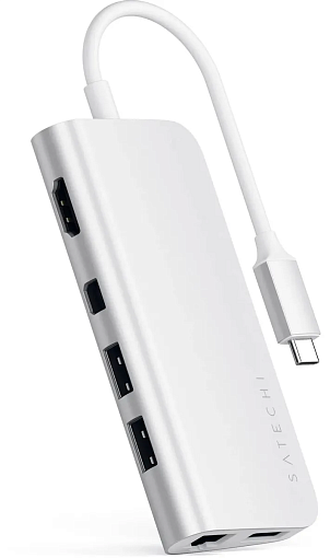 Адаптер Satechi Aluminum Type-C Multimedia Adapter