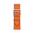 Apple Watch Hermes Series 9 41mm Silver Stainless Steel Case with Single Tour