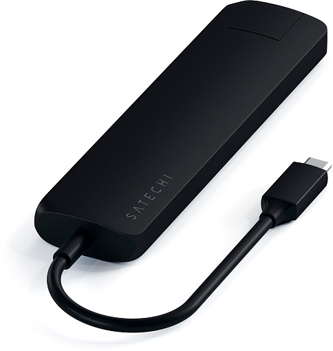 Адаптер Satechi USB-C Slim Multiport with Ethernet