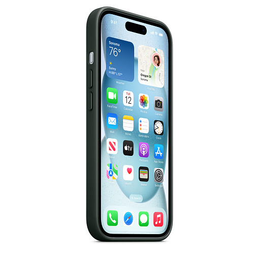 iPhone 15 Pro FineWoven Case с MagSafe