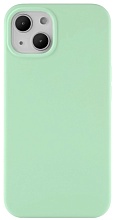 Чехол силиконовый uBear Touch Case с Magsafe для iPhone 13, светло-зеленый