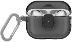 Чехол Uniq Glase PRO TPU Lock Glossy для AirPods Pro 2, серый (AIRPODSPRO2-GLSPGSMK)