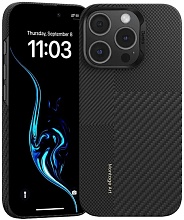 Чехол Benks Montage ArmorAir Case built with Kevlar 600D+1500D для iPhone 16 Pro, черный (C.K.FL.AP.BK.MB65)
