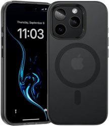 Чехол силиконовый Benks Lucid Armor Case с MagSafe для iPhone 16 Pro Max, серый