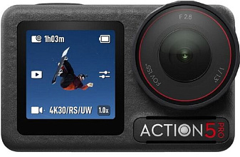 Экшн-камера DJI Osmo Action 5 Pro Standart Combo, черный