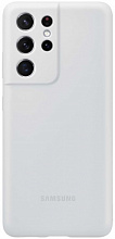 Чехол Samsung Silicone Cover для Galaxy S21 Ultra, серый (EF-PG998TJEGRU)