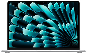 Ноутбук Apple MacBook Air 15 (M3, 8C CPU/10C GPU, 2024), 16 ГБ, 256 ГБ SSD, Silver, (серебристый) Z1BR00067