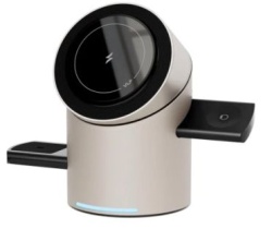 Беспроводное зарядное устройство VLP с MagSafe Tower Power 3 in 1 для Apple, Titanium Natural (Титановый Бежевый)
