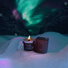 Интерьерные ароматические свечи Do not disturb NEW YEAR LIMITED, Fireplace