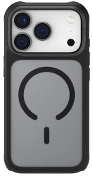 Чехол Uniq Veren с MagSafe для iPhone 17 Pro Max, черный (IP6.9P(2025)-VERSMFRST)