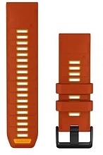 Garmin QuickFit 26 мм Watch Bands, Autumn Orange/Spark Orange Silicone Band