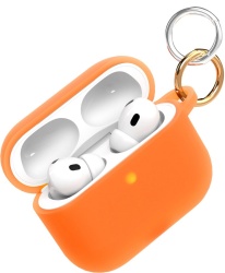 Чехол с карабином VLP Charm Case для AirPods Pro 3, оранжевый (1051123)