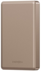 Внешний аккумулятор EnergEA  AluPac 10000 mAh MagSafe 15W, золотой (Aluminium Gold) AP-10KQH-GLD