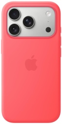 Силиконовый чехол с MagSafe для Apple iPhone 17 Pro Bright Guava (MHW04ZM)