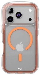 Чехол VLP Bubble Case с MagSafe для iPhone 17 Pro, оранжевый (10541003)