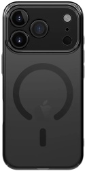 Чехол Uniq AirSuit с MagSafe для iPhone 17 Pro, прозрачный черный (IP6.3P(2025)-ASMGSMK)