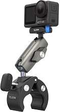 Крепление-клипса для велосипеда Telesin Clip mount for cycling, серый