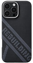 Pitaka Re-Tros Tactile Woven Case для iPhone 16 Pro, черный (Rebuilding) KI1601RTR