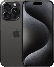 Смартфон Apple iPhone 15 Pro Dual Sim 512GB, Black Titanium (черный)