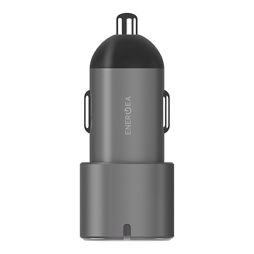 Автомобильное зарядное устройство EnergEA Alu Drive D60 2xUSB-C PD/PPS 66W