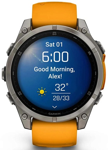 Умные часы Garmin Fenix 8 47 мм AMOLED