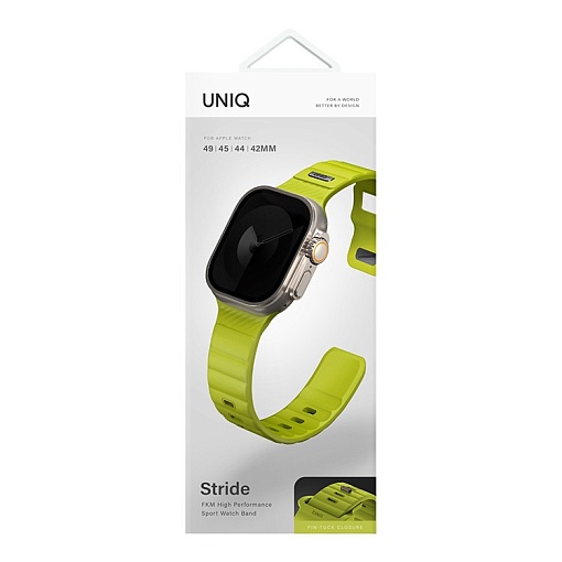 Ремешок Uniq STRIDE FKM Rubber для Apple Watch 49/46/45/44мм