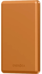 Внешний аккумулятор EnergEA AluPac Mini 5000 mAh MagSafe 15W, оранжевый (AP-MINI5K-ORG)