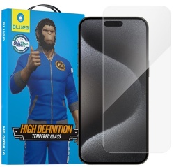 Защитное стекло BlueO Clear HD для iPhone 16 Pro, прозрачное (NPB1-16pro-6.3)