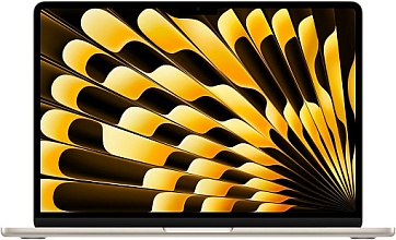 Apple MacBook Air 13" (M3 8C/8C), 16 ГБ, 256 ГБ, золотистый MC8J4 RU
