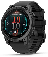 Смарт-часы Garmin Fenix E 47mm AMOLED, черный/серый (010-03025-01)