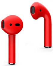 Наушники Apple Airpods 2 Color (без беспроводной зарядки чехла) (Красный матовый)