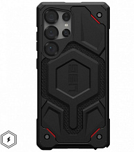 Чехол UAG Monarch Pro Series with MagSafe для Samsung Galaxy S25 Ultra, черный (Kevlar Black) 214461113940
