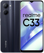 Смартфон realme C33 4/128 ГБ, черный