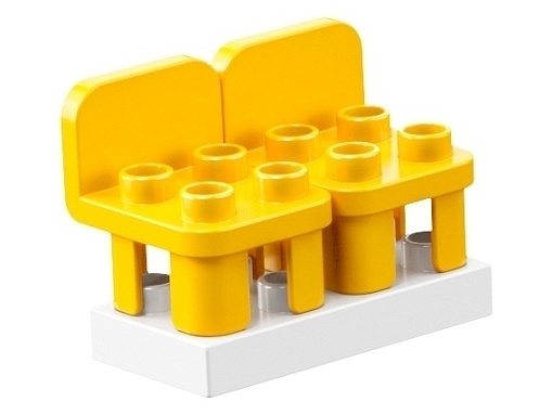 Электромеханический конструктор LEGO DUPLO 10875 Грузовой поезд