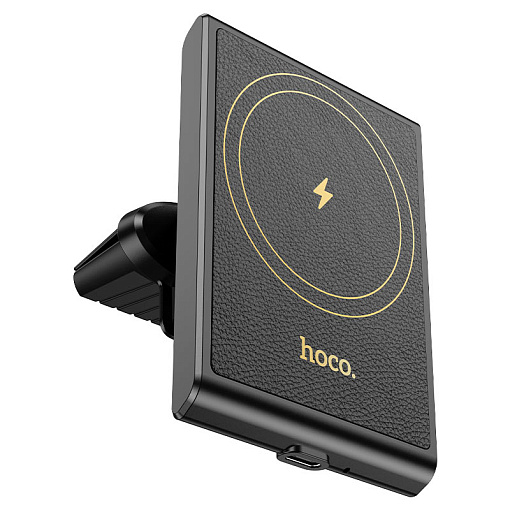 Автодержатель с беспроводной зарядкой Hoco HW19 Precious Magnetic Wireless Fast Charging Car Holder 15W