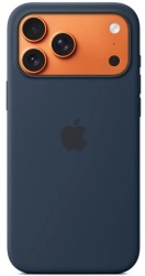 Чехол Apple Silicone Case с MagSafe для iPhone 17 Pro, темно-серый (Midnight) MGFH4FE/A