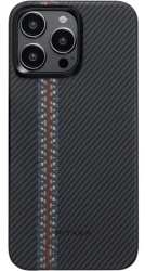 Чехол Pitaka Fusion Weaving MagEZ Case 4 для iPhone 15 Pro (6.1"), Rhapsody, кевлар (арамид) FR1501P