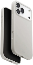 Чехол Uniq LINO с MagSafe для iPhone 17 Pro Max, светло-серый (IP6.9P(2025)-LINOMMGRY)